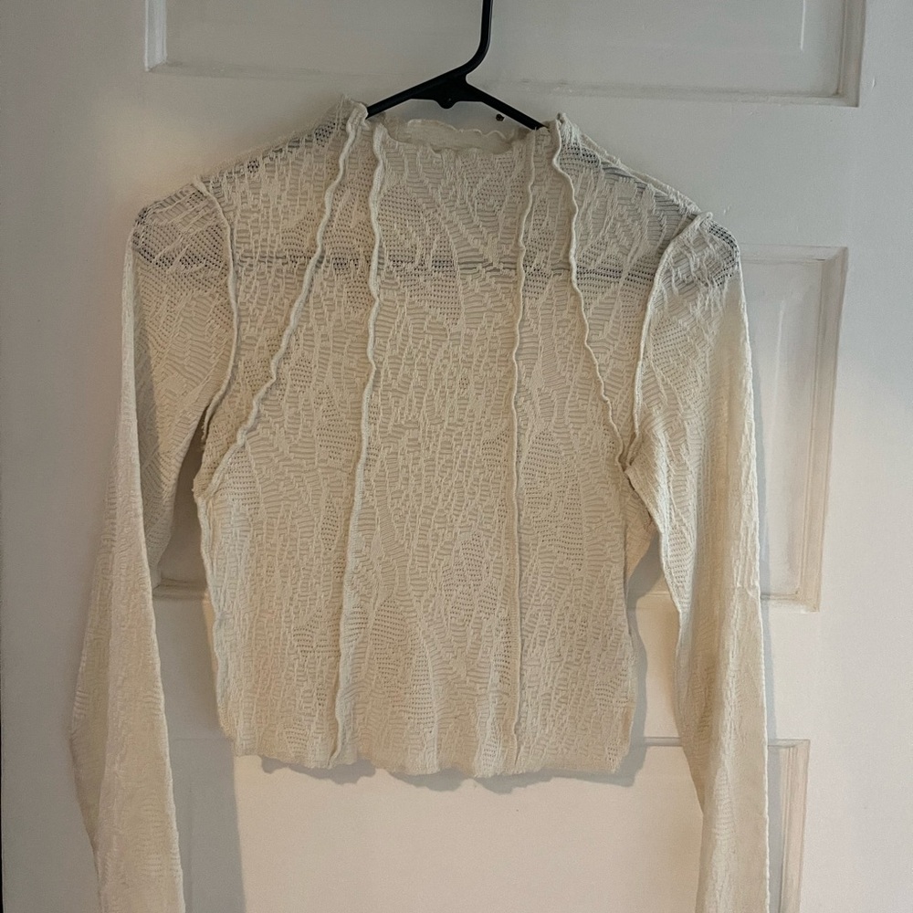 Kimchi Blue Cream Lace Blouse